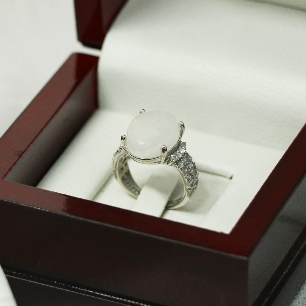 انگشتر نقره سنگ حرم امام حسین علیه السلام کد 336