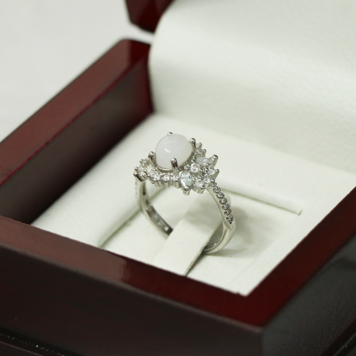 انگشتر نقره سنگ حرم امام حسین علیه السلام کد 338