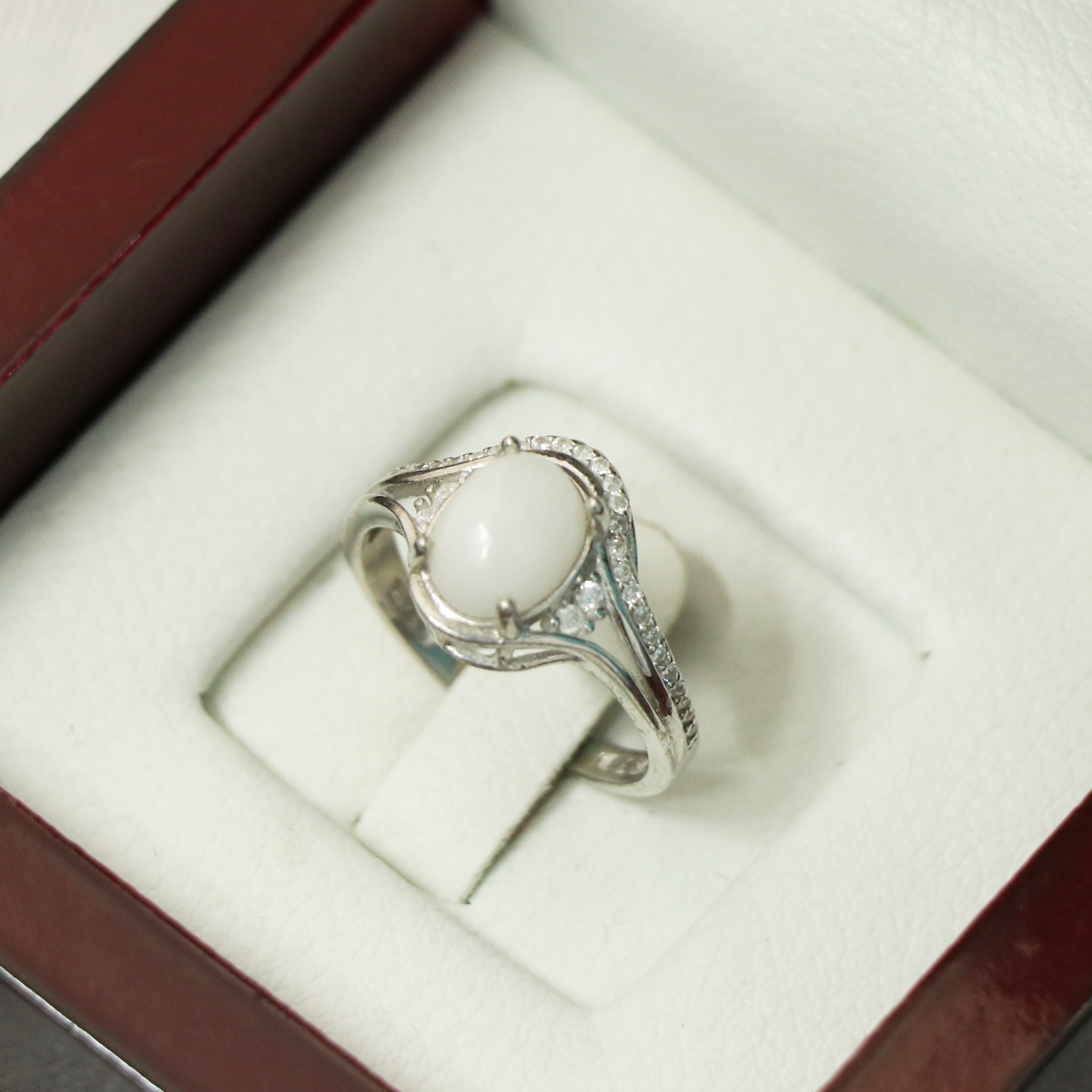 انگشتر نقره سنگ حرم امام حسین علیه السلام کد 377 