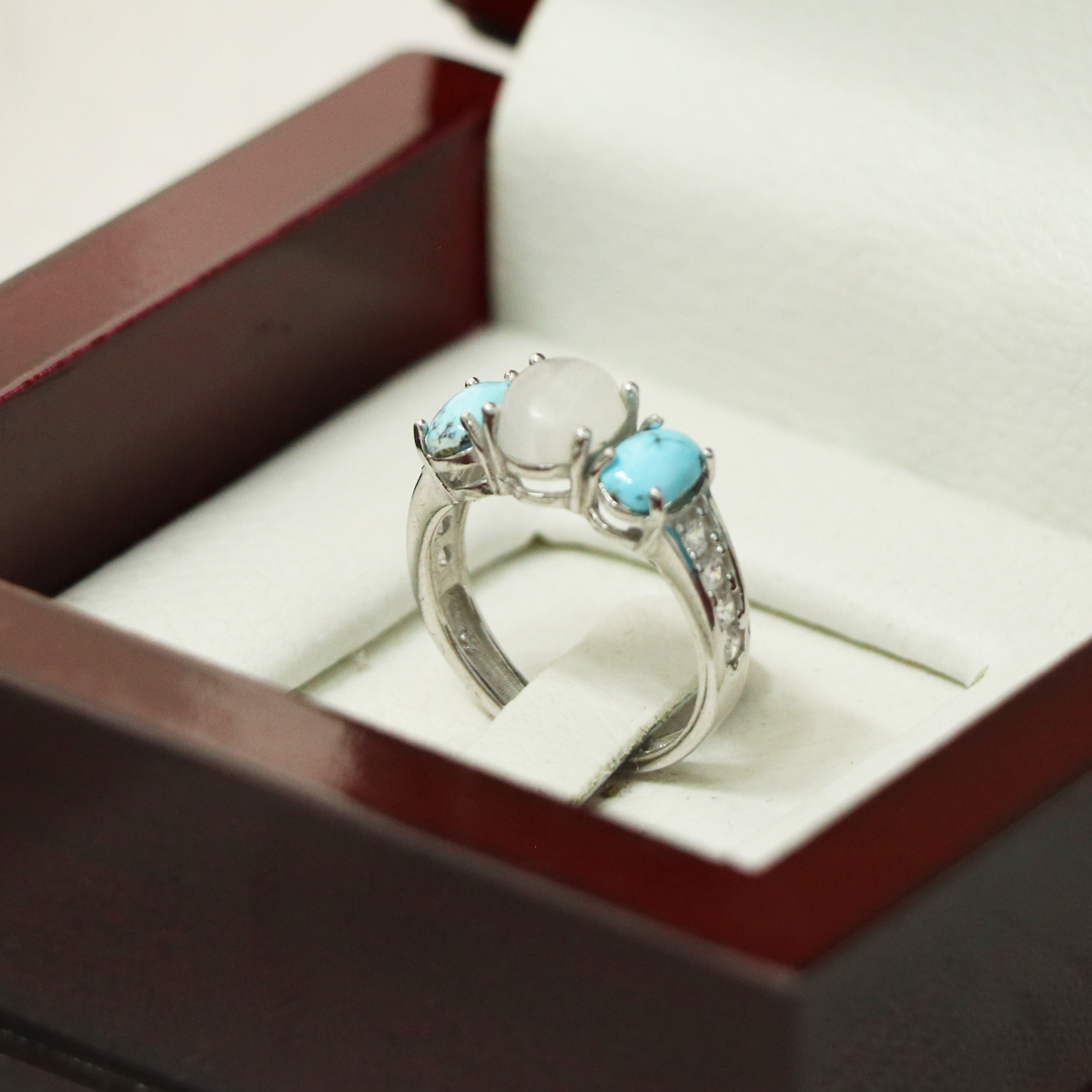 انگشتر نقره سنگ حرم امام حسین علیه السلام کد 387 